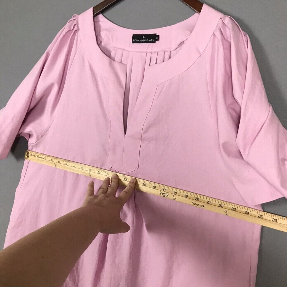 Tuckernuck Pomander Place Linen Flutter Dress Pink Coquette Coastal Beachy - Picture 11 of 16